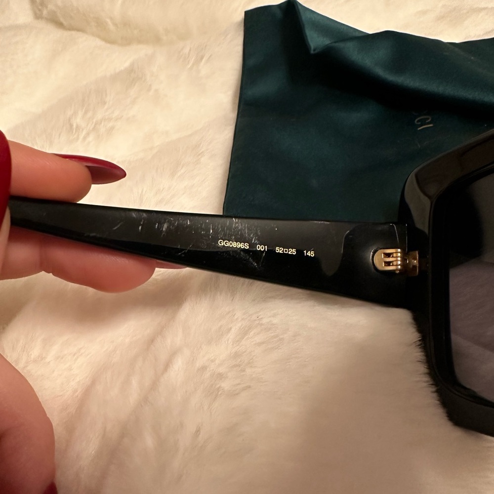 Gucci Oversized Rectangular Sunglasses- Gg0896s - image 8